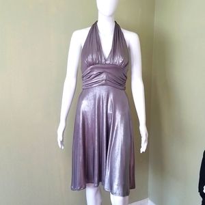 Karlie Silver Metallic Dress.